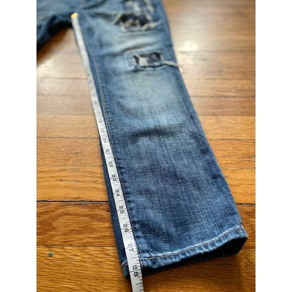 TRUE RELIGION 'Cameron' Slim Boyfriend Jeans sz 30 (actual 35W) - Picture 14 of 16
